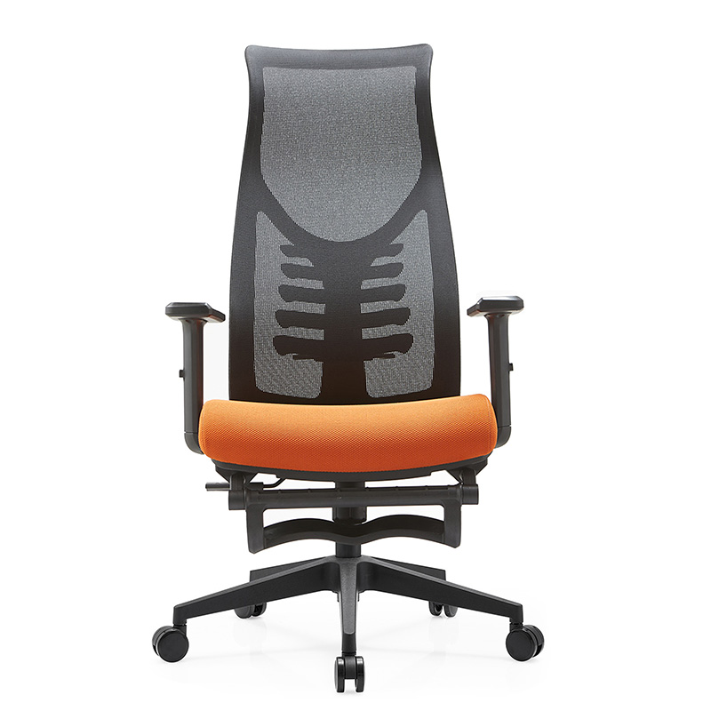 Fabric Seat Mesh High Back Office Chair